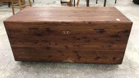 Vintage Cedar Storage Trunk