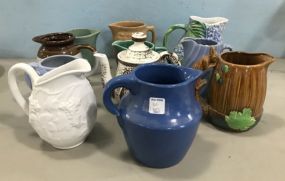 Group of Pottery and Ceramic Pitchers