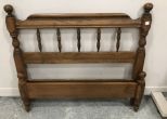 Single Maple Early American Style Twin Bed