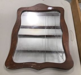 Malock Wood Crafts Small Wall Mirror