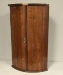 Antique Primitive Corner Wall Cabinet