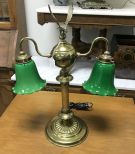 Vintage Brass Eagle Desk Lamp