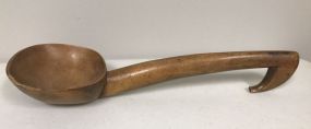 Vintage Wood Serving Spoon