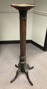 Vintage Round Top Pedestal Stand