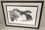 Eagle Drawing Print Artist Signed
