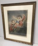 Artist Signed Print of Children by Elizabeth Gullard