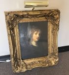 Ornate Gold Gilt Framed Portrait Print