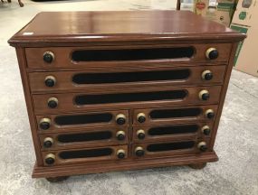 Vintage 9 Drawer Spool Cabinet