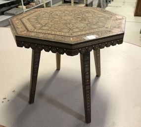 Moroccan Inlaid Side Table