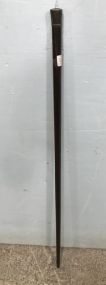 Vintage Wood Cane with Sterling Handle