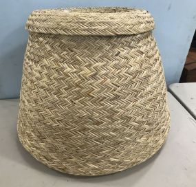Tarahumara Double Wall Agave Corn Storage Basket