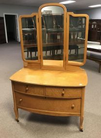 Vintage Birds Eye Maple Dresser