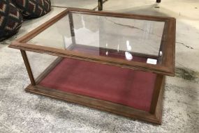 Vintage Square Glass Showcase Box