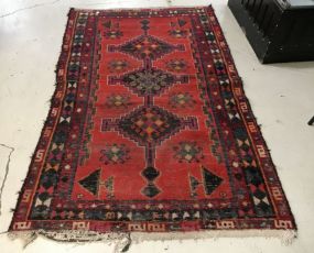 Vintage Persian Hand Woven Area Rug