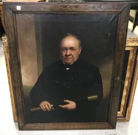 Antique Painting Portrait of Man