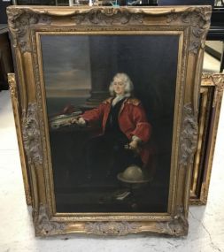 Portrait Painting of British Man by Y, Shafford