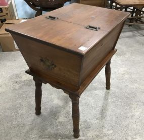 Primitive Sewing/Dough Box Table