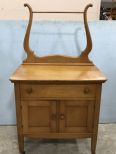 Vintage Birds Eye Maple Washstand