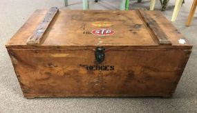 Primitive Wood Crate Storage Box
