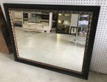 Large Modern Beveled Mirror