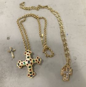 Three Cross Pendants