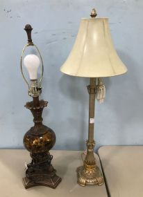 Two Modern Decorative Table Lamps