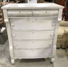 Empire Style Painted Chest of Drawers