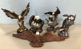 Collection of Resin Eagle Statue