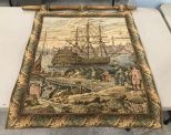 Wall Hanging Ship Tapestry