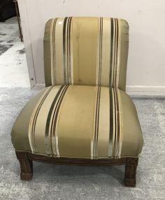 French Provincial Style Armless Club Chair