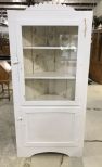 Primitive Style Hand Made Corner Cabinet