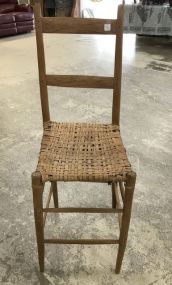 Early Amish Made Ladder Back Chair