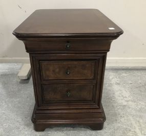 Thomasville Burl Finish Nightstand