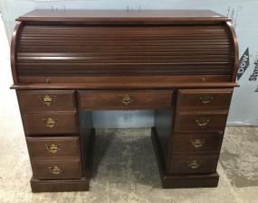 Cherry C Roll Desk