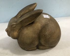 Decorative Pottery Rabbit Statue