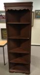 Modern Cherry Corner Cabinet