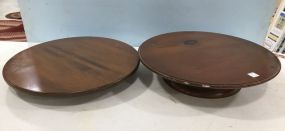 Two Maple Lazy Susan Trays