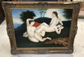 Reproduction Nude Painting Framed