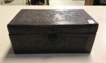 Old Hand Leather Storage Box