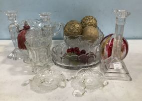 Group of Pressed Glass Pieces