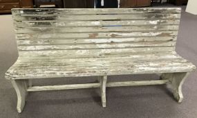 Antique Wood Seating Bench