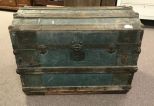 Antique Dome Top Streamer Trunk