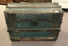 Antique Dome Top Streamer Trunk