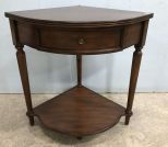 Corner Cherry Console Table