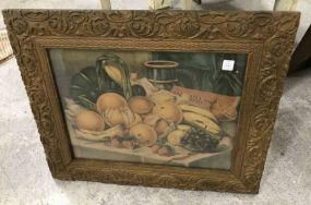 Antique Framed Fruit Print