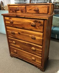 Hand Made Pine Chest of Drawers