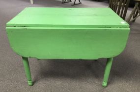 Farm Style Painted Drop Leaf Table