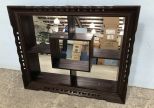 Wood Divided Display Mirror