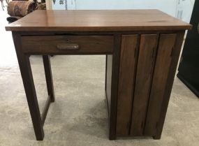 Vintage Oak School Teacher Desk