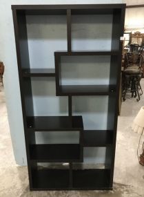 Contemporary  Black Painted Etagere Stand